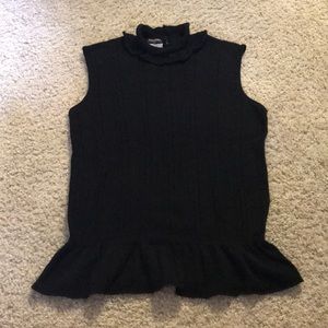 Vintage CHANEL Black Cashmere Sweater Vest